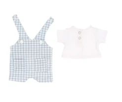Muñeco Mateo con Peto Vichy Azul