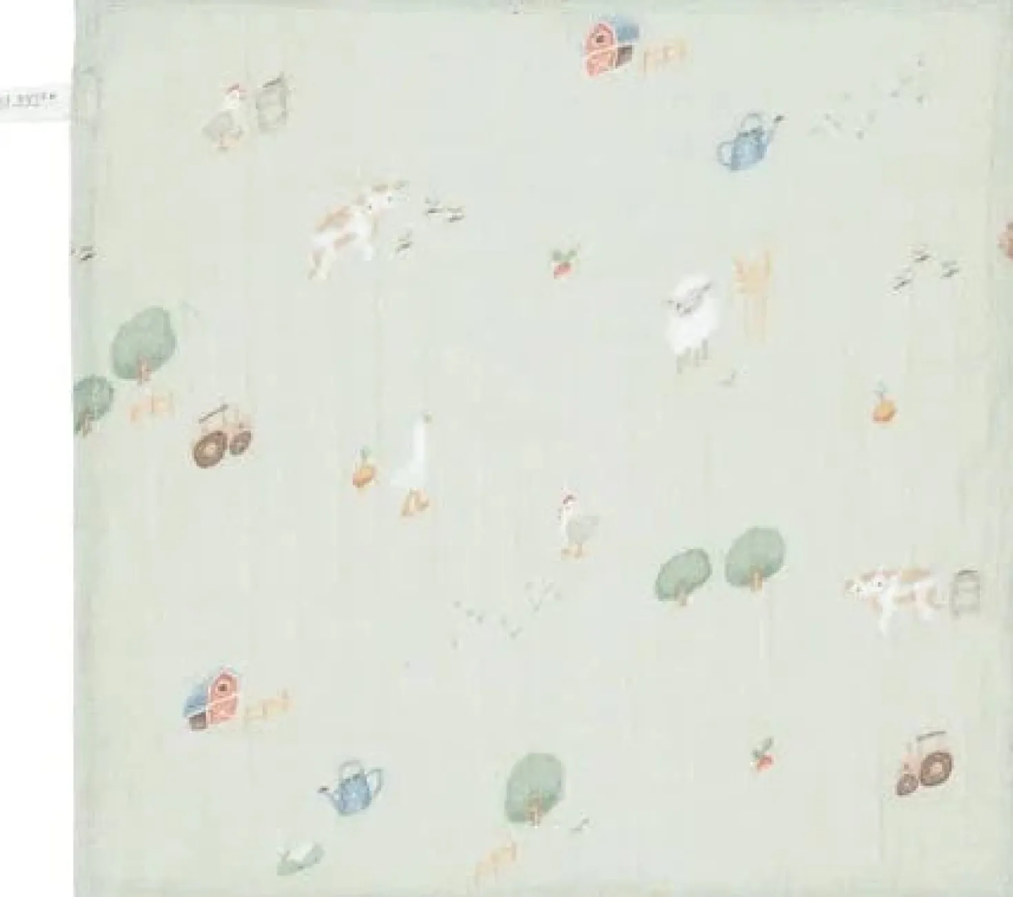 Muselina Algodón Orgánico Little Farm 120 x 120 · Little Dutch