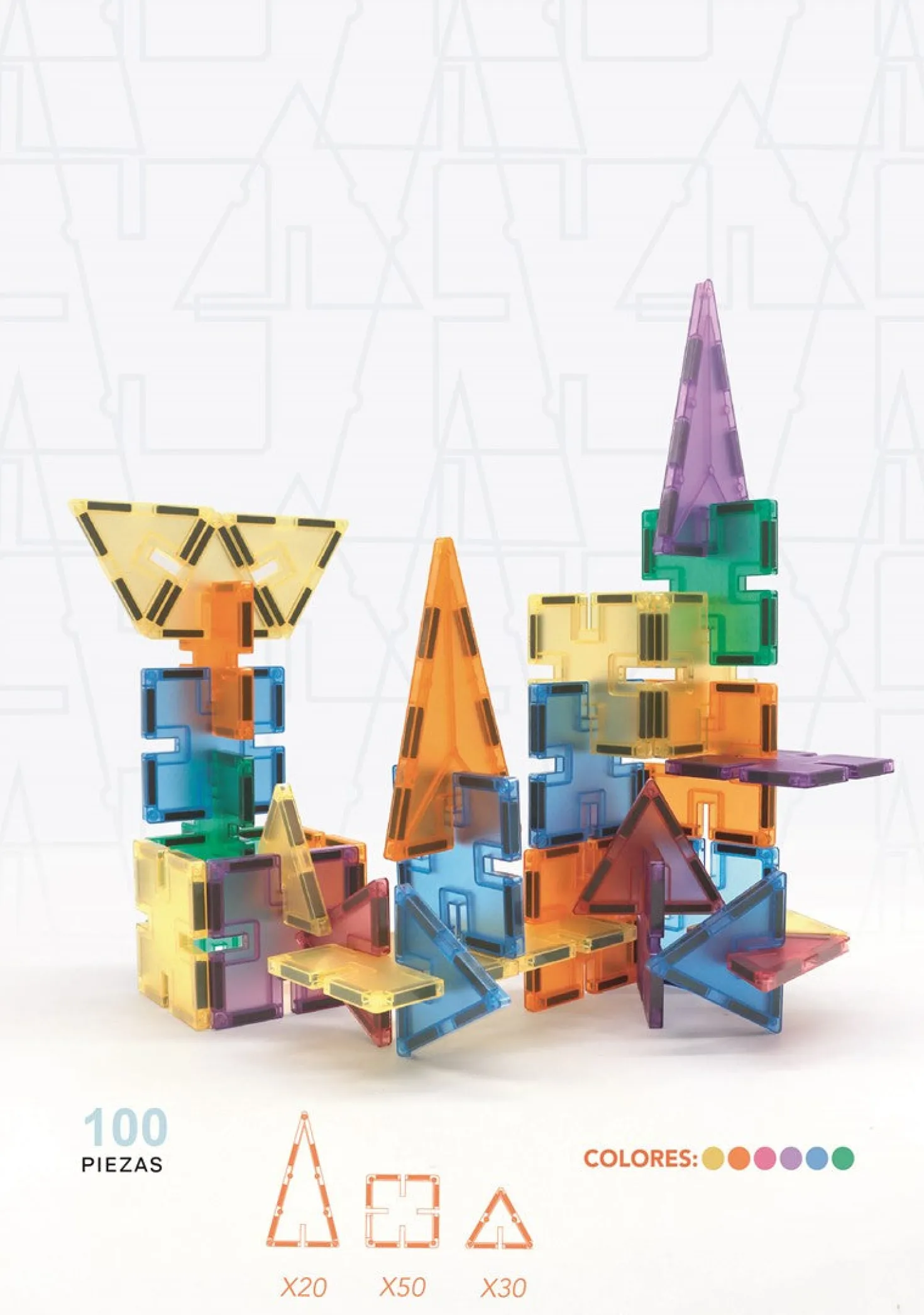 Nomic Clack + 100 pieces