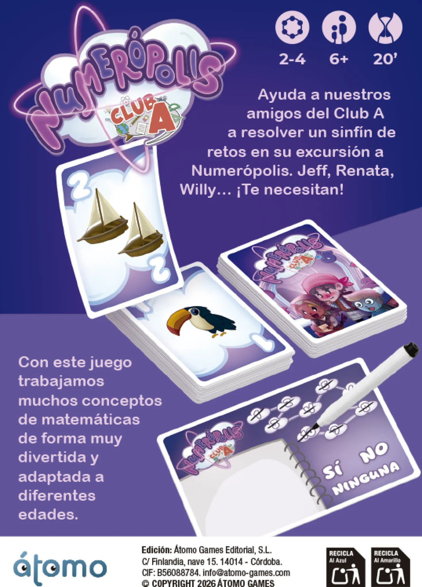 Numerópolis · Átomo