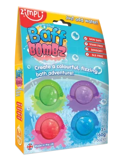 Pack 4 bombas baño · Zimpli
