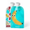 Pack de 6 pouch reutilizable para pure de fruta · Didobaby