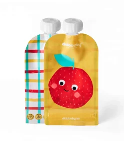 Pack de 6 pouch reutilizable para pure de fruta · Didobaby
