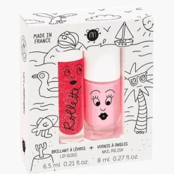 Pack Esmalte de Uñas y Brillo Labial Holidays · Nailmatic