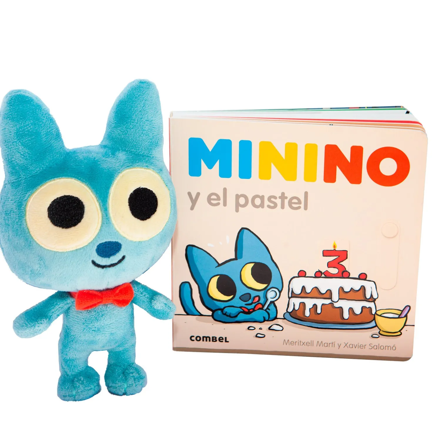 Pack Minino y el pastel + peluche
