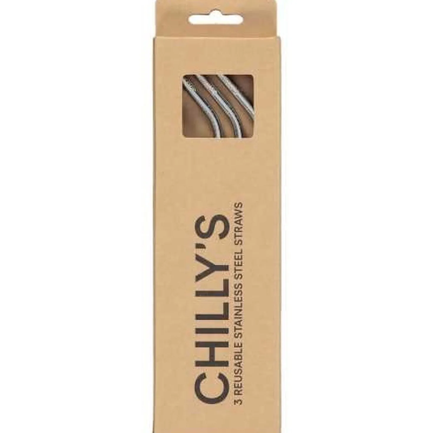 Pajitas acero 3 uds + varilla limpieza Chilly's