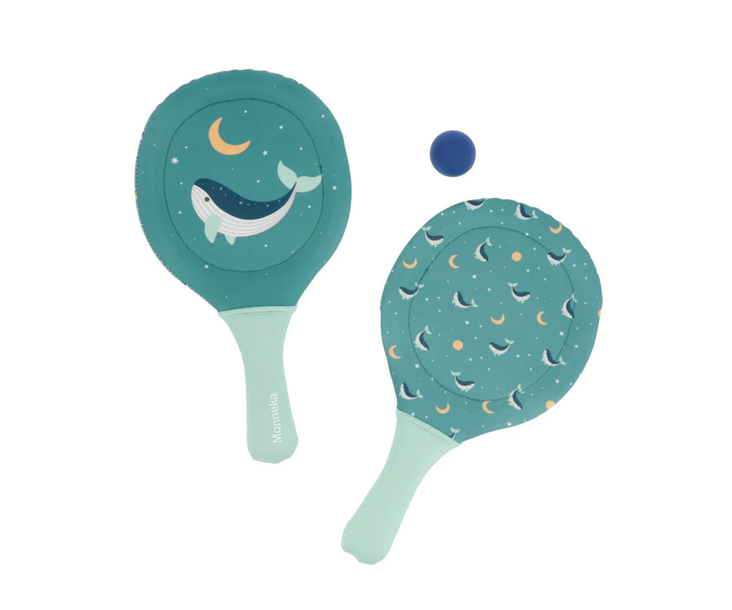 Palas playa neopreno con pelota - Whale Teal