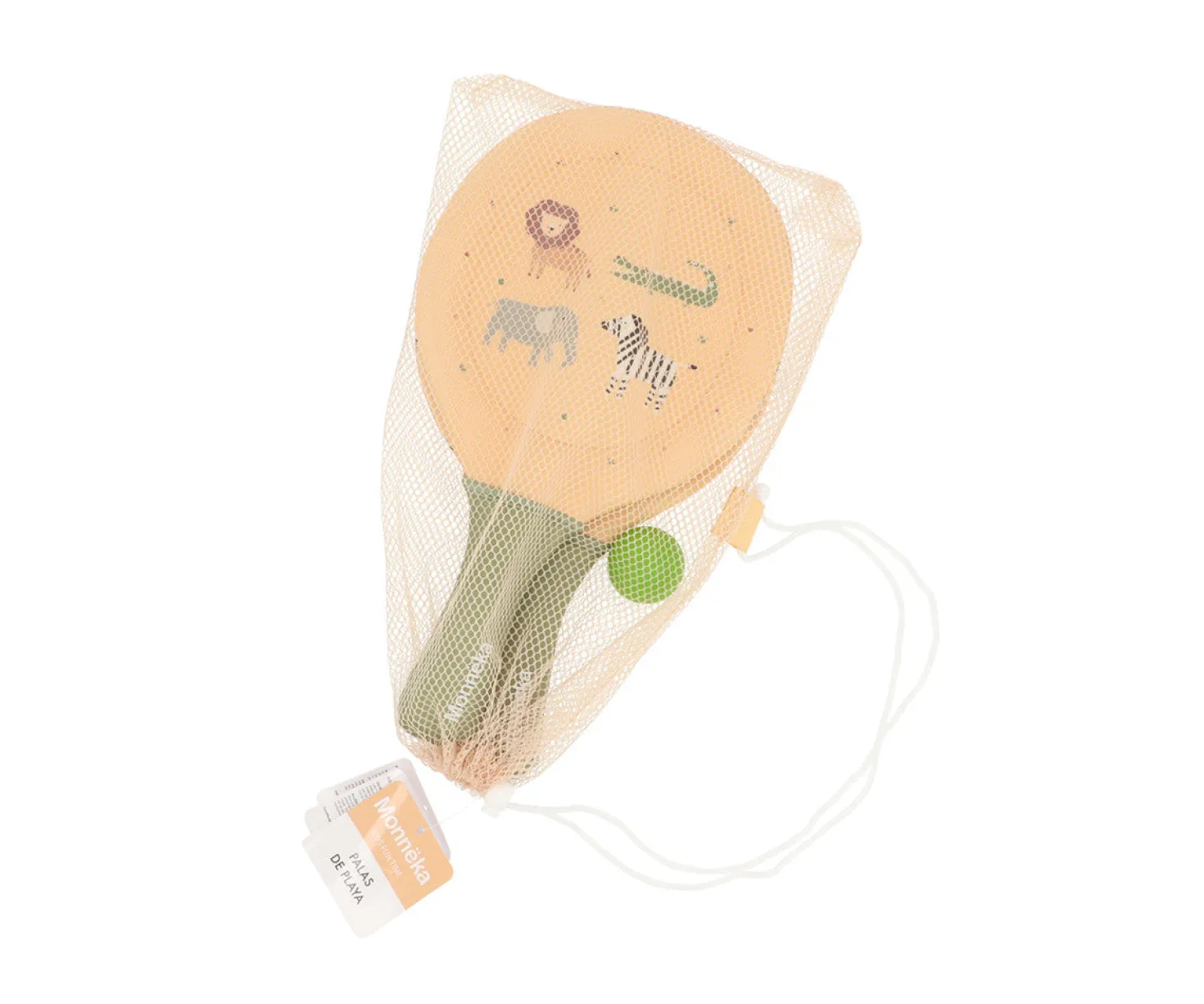 Palas playa neopreno con pelota - Wild Animals