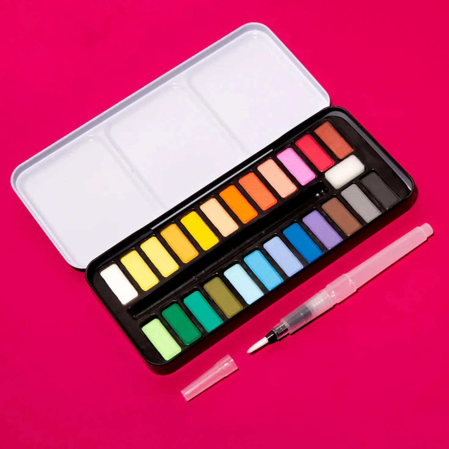 Paleta acuarelas 24 colores OMY