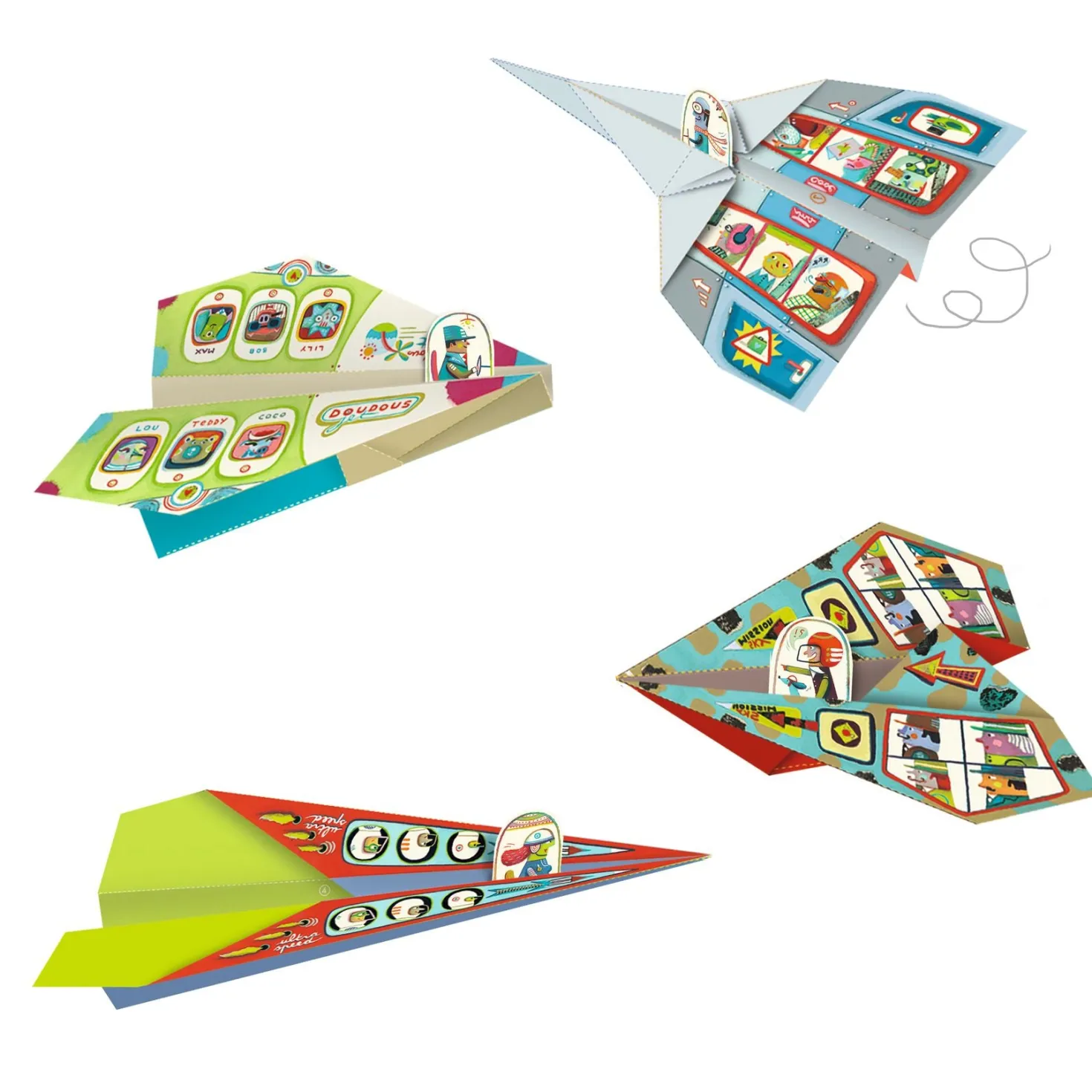 Papiroflexia Origami Aviones · DJECO