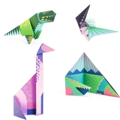 Papiroflexia Origami Dinosaurios · DJECO