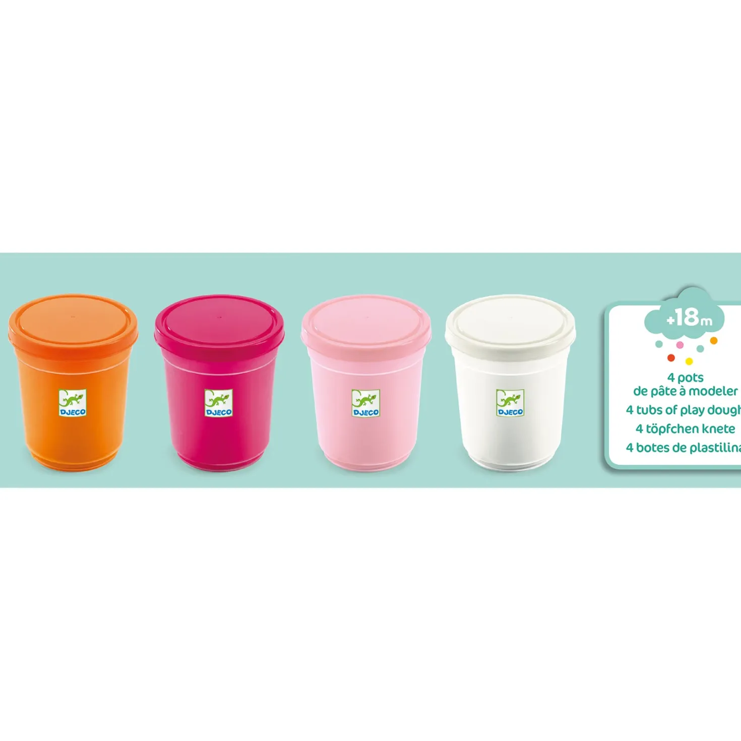 Pasta moldear Sweet (4 ud) · DJECO