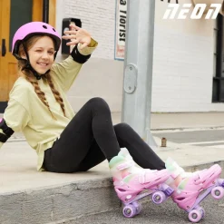 Patines Combo Neon Rainbow · Yvolution