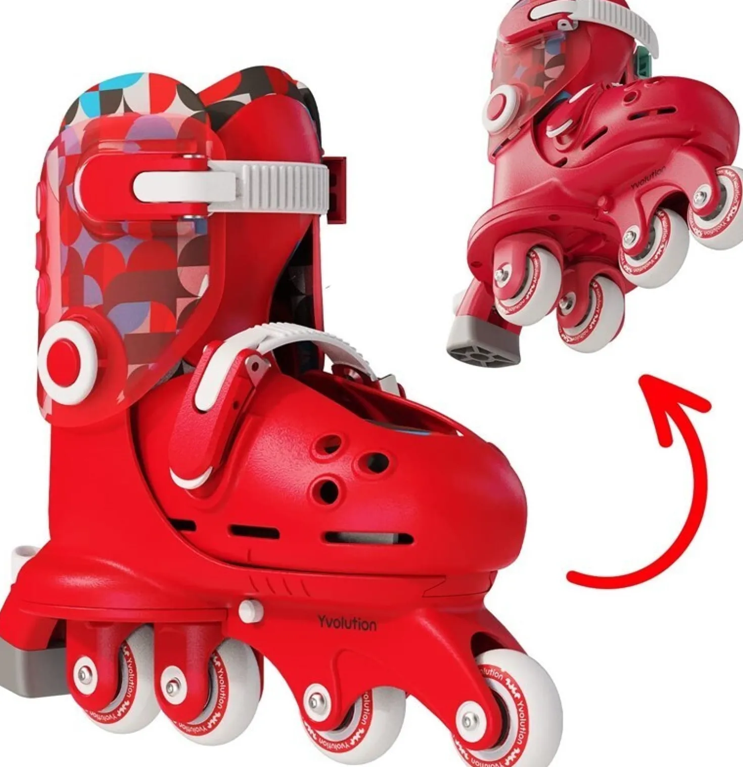 Patines Twista Rojo · Yvolution