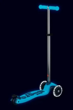 Patinete Maxi Deluxe Glow LED · Azul