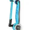 Patinete Maxi Deluxe Plegable LED · Azul