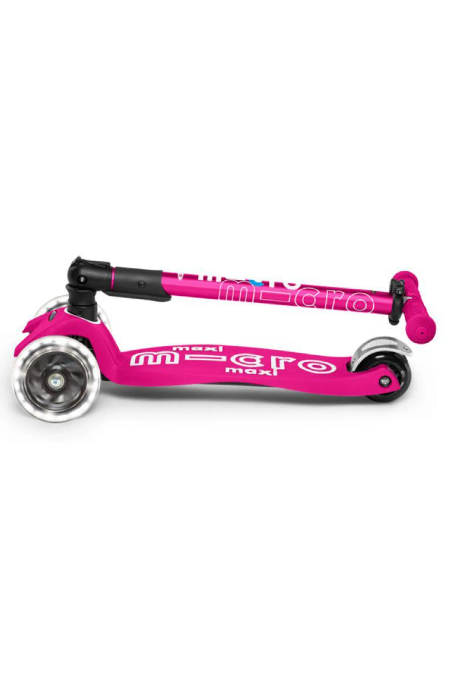 Patinete Maxi Deluxe Plegable LED · Rosa