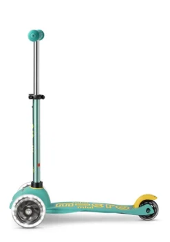 Patinete Mini Deluxe ECO LED · Menta