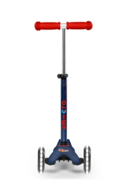 Patinete Mini Deluxe LED · Azul/Rojo