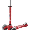 Patinete Mini Deluxe LED · Rojo