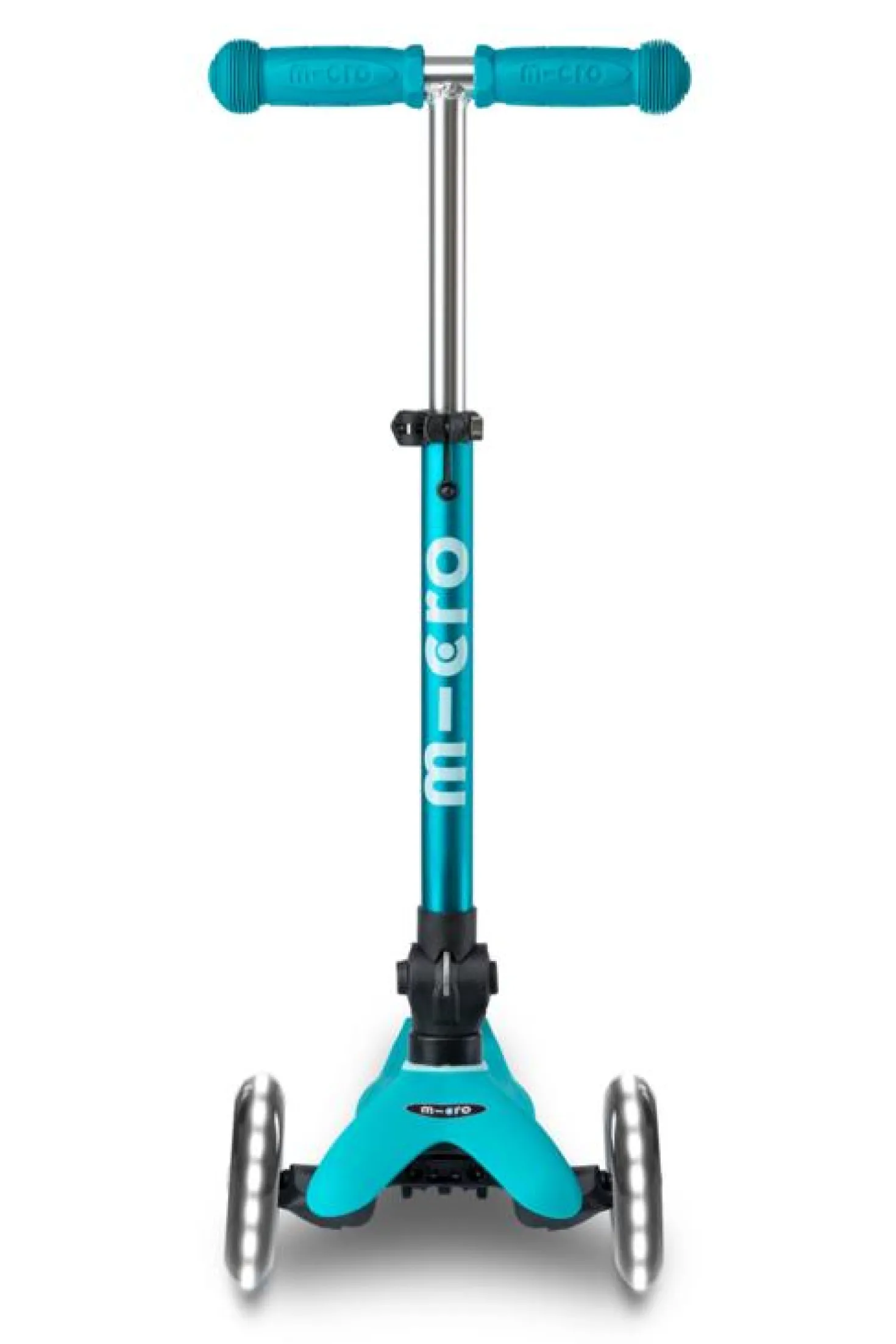 Patinete Mini Deluxe Plegable LED · Aqua