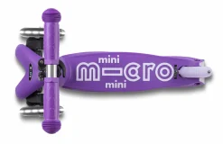 Patinete Mini Deluxe Plegable LED · Lila