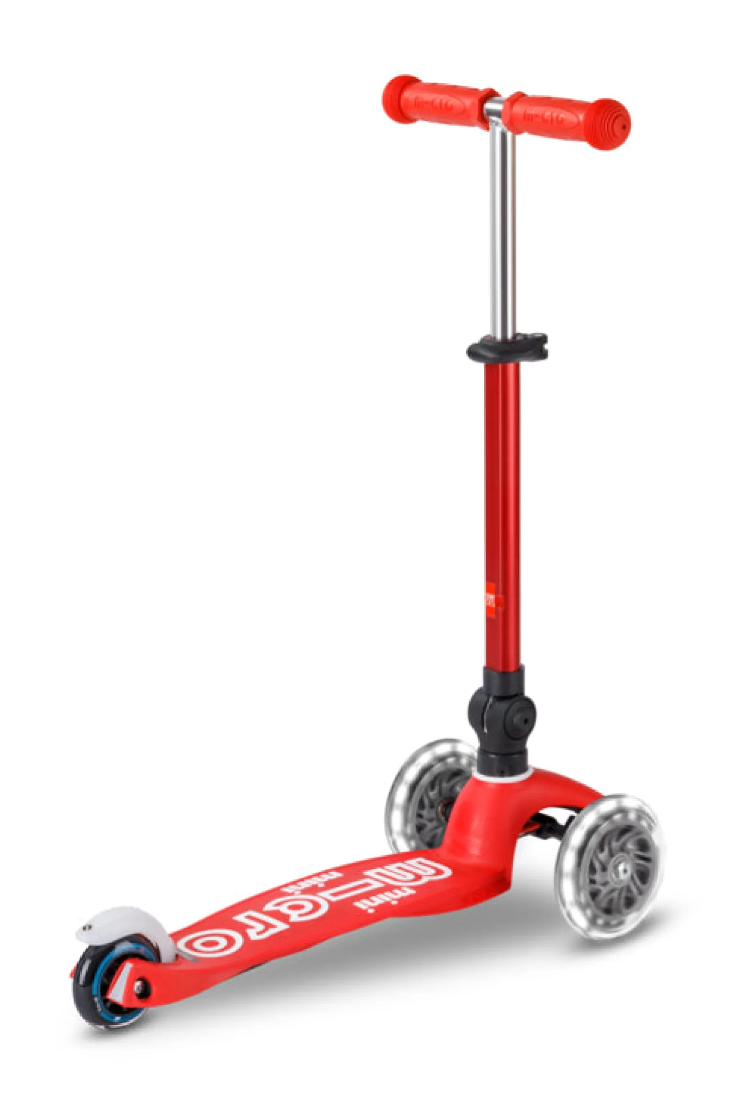 Patinete Mini Deluxe Plegable LED · Rojo