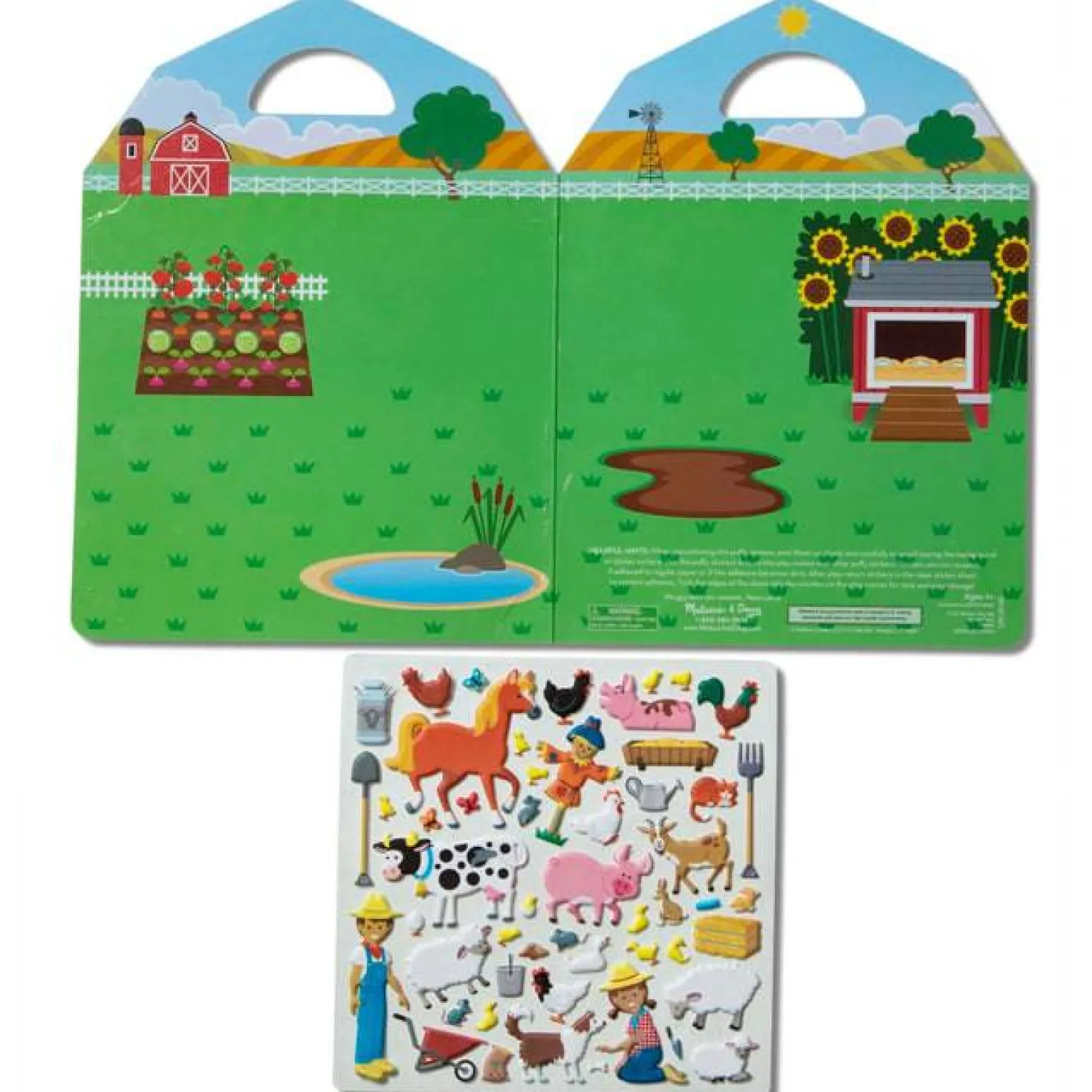 Pegatina removibles La Granja · Melissa & Doug
