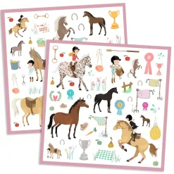 Pegatinas Caballos · Djeco
