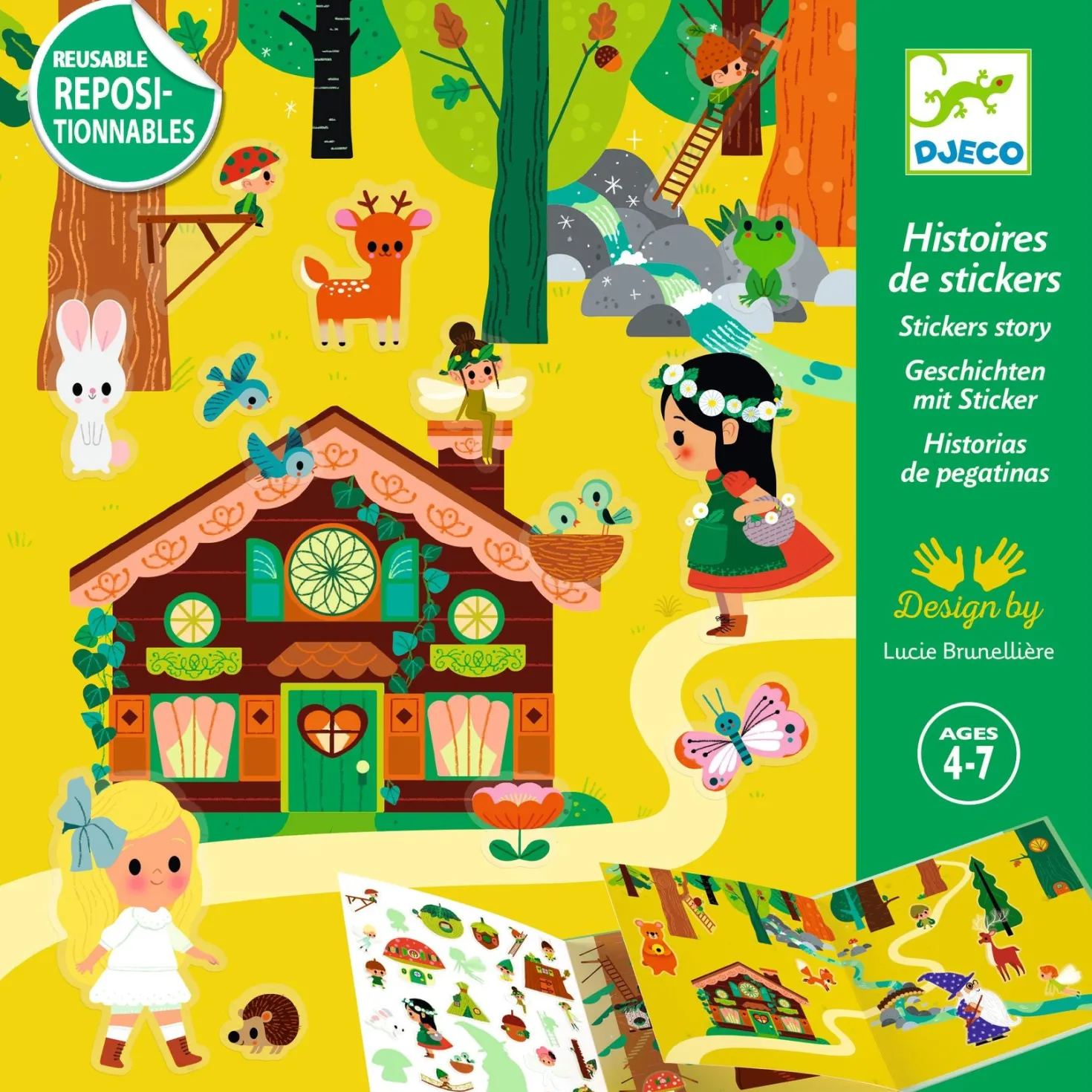 Pegatinas Cuentos El bosque mágico · Djeco