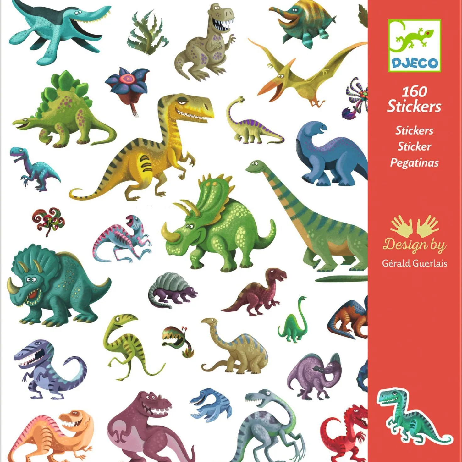 Pegatinas Dinosaurios · Djeco
