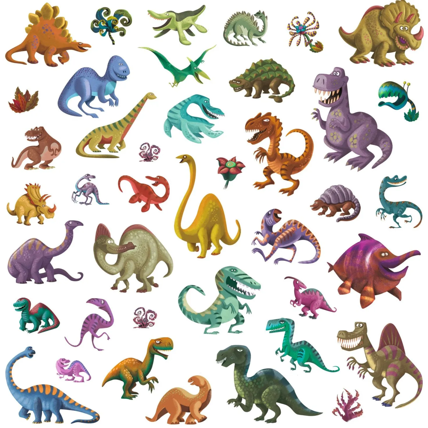 Pegatinas Dinosaurios · Djeco