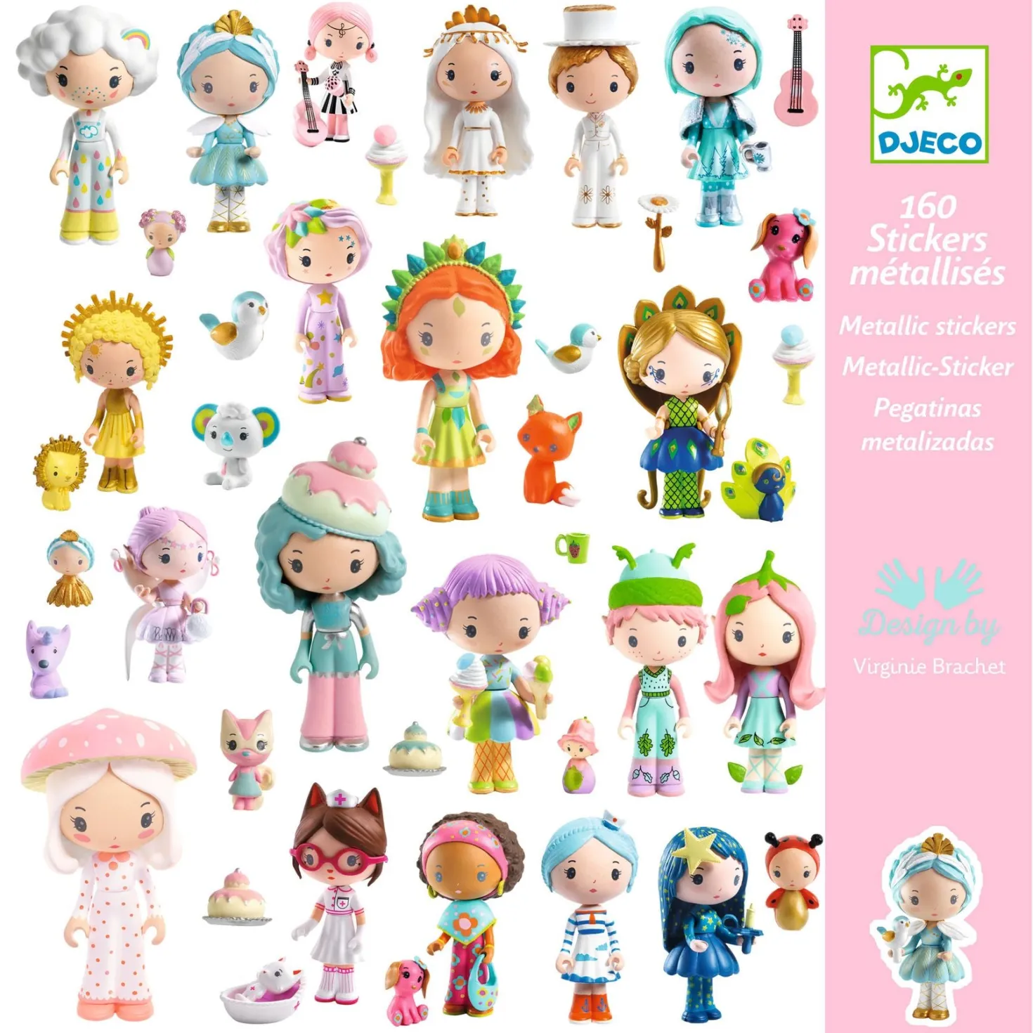 Pegatinas El pequeño mundo de las Tinyly · Djeco