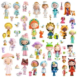 Pegatinas El pequeño mundo de las Tinyly · Djeco