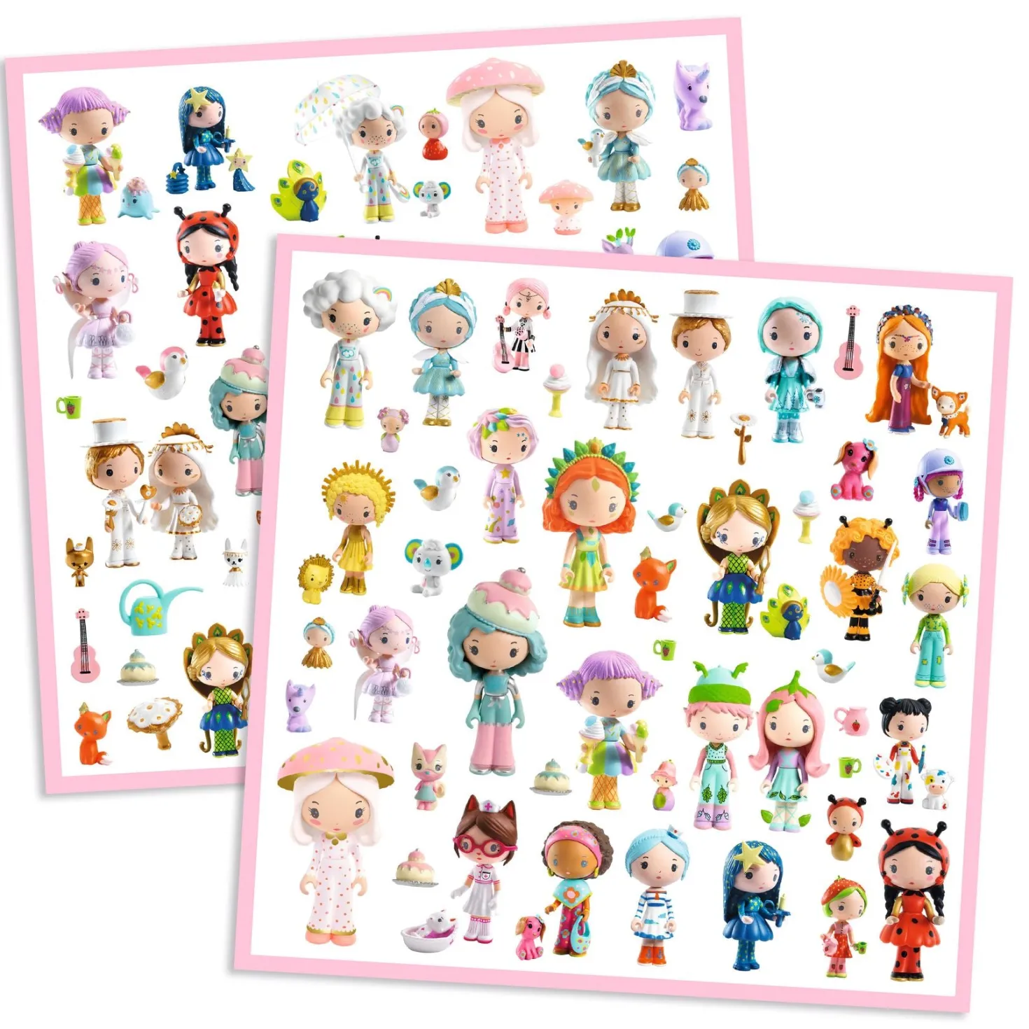Pegatinas El pequeño mundo de las Tinyly · Djeco