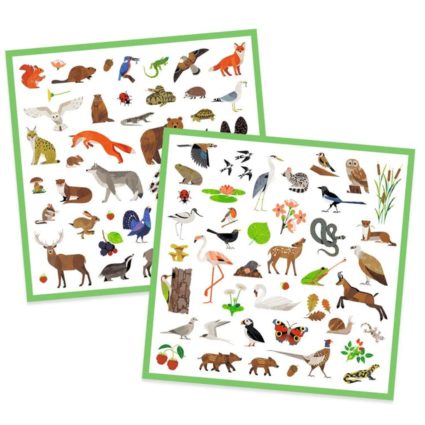 Pegatinas Fauna · Djeco