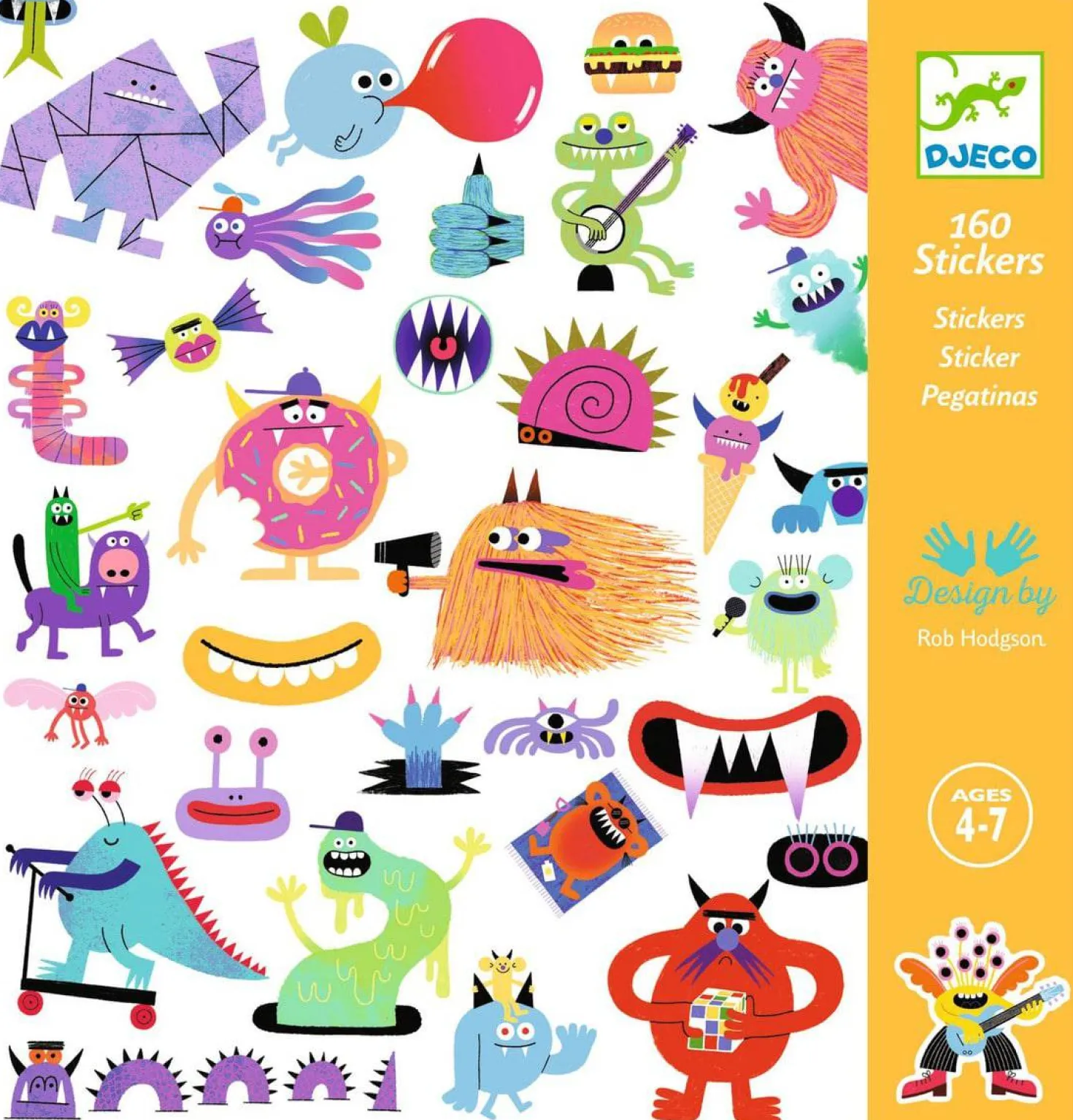 Pegatinas Monstruos · Djeco
