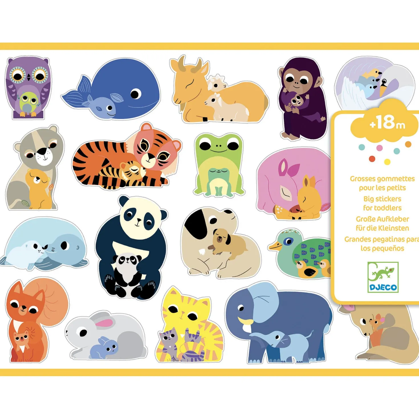 Pegatinas Mums and Babies · Djeco