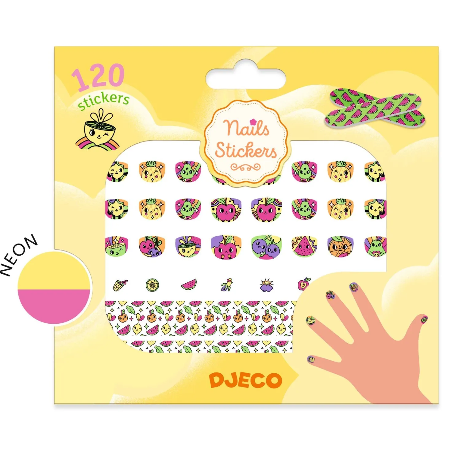 Pegatinas para uñas Energía · Djeco
