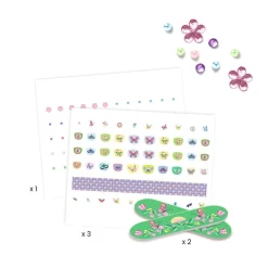Pegatinas para uñas Mariposas de primavera · Djeco