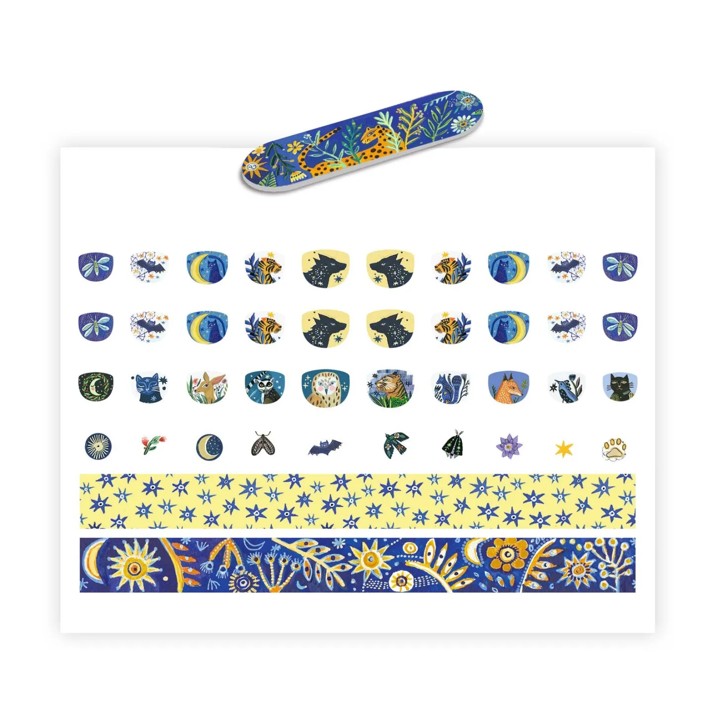 Pegatinas para uñas Reflejos de luna · Djeco