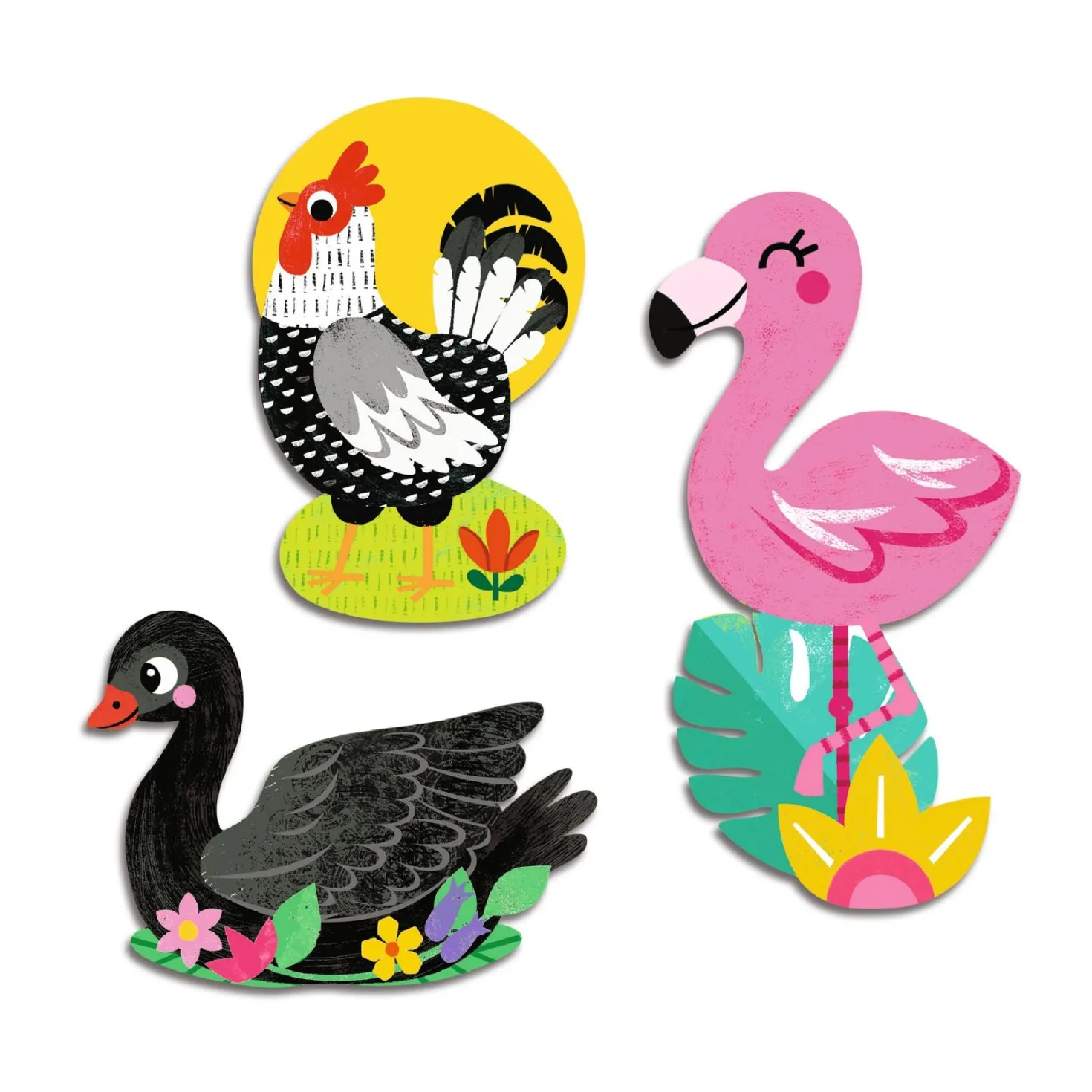 Pegatinas Pájaros · DJECO