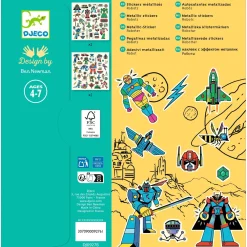Pegatinas Robots · Djeco