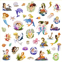 Pegatinas Sirenas · Djeco