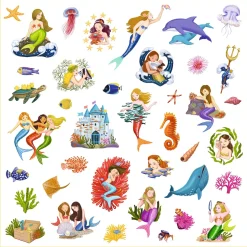 Pegatinas Sirenas · Djeco