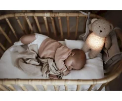 Peluche Luz-Sonido Oso Orgánico Moonie 2.0 Honey