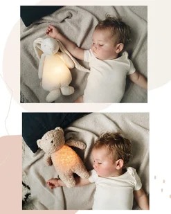 Peluche Luz-Sonido Oso Orgánico Moonie 2.0 Sand Natur