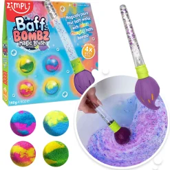 Pincel mágico mas 4 bombas de baño · Zimpli