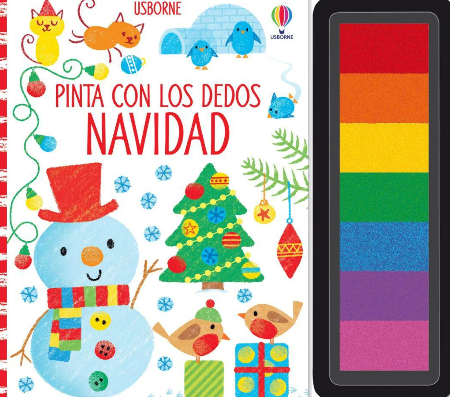 Pinta con los dedos · Navidad