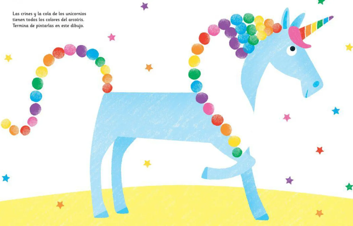 Pinta con los dedos · Unicornios y Hadas
